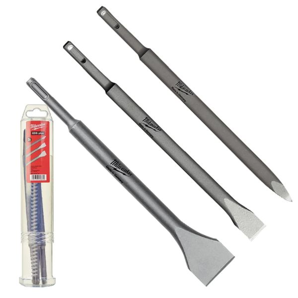 Комплект шило и секачи MILWAUKEE, SDS-plus, 250 мм, 3 бр. / 4932430001